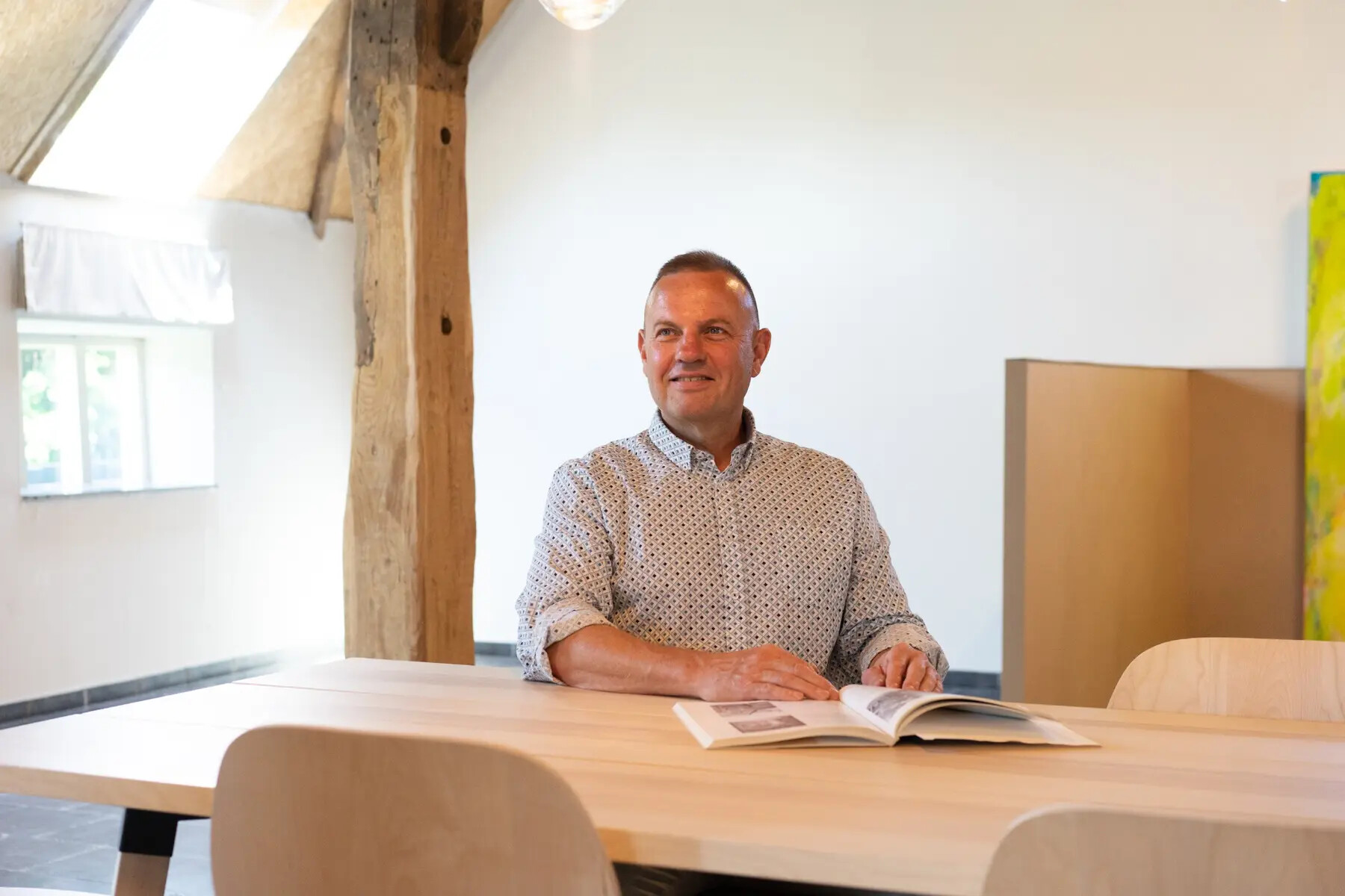 Hans Hasselbach in een historisch pand